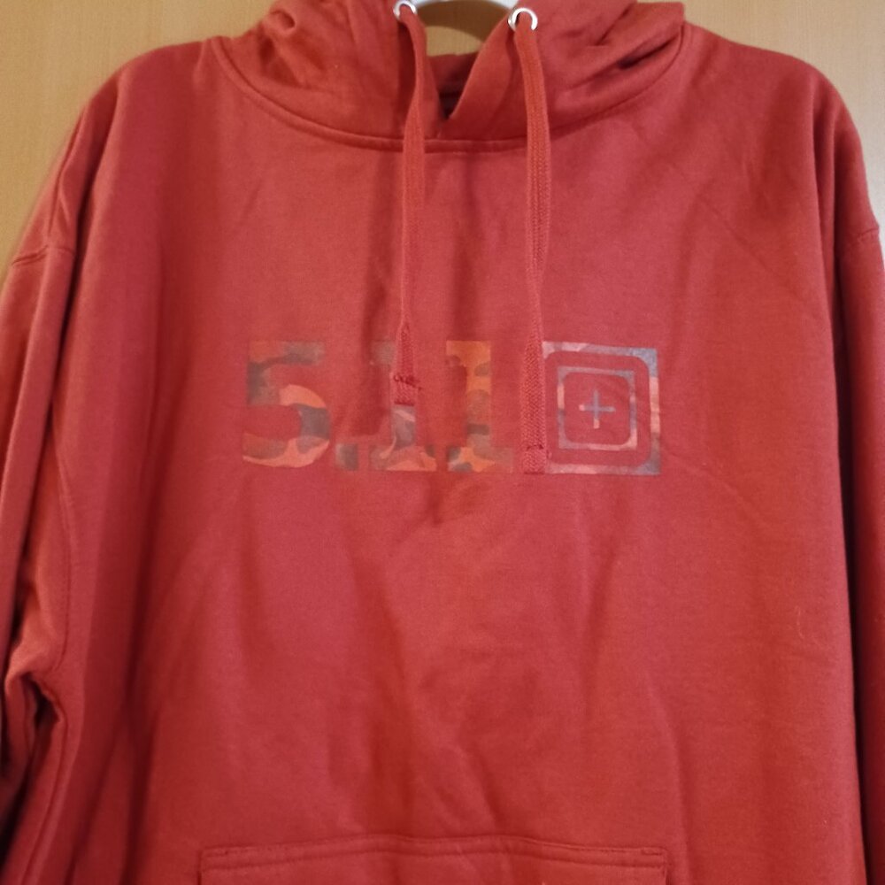 Red men's hoodie